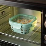 GlassUp 500 ml Borosilicate Glass Lunch Box with Glass Lid & Silicone Sleeve - Image 4