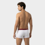 Cotton Stretch Trunks - Blanc - Image 3