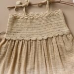 Poshaak Hand Crochet Ombre Dyed Baby Girl Dress - Image 2