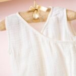 Poshaak Overlap Knotted Bodysuit - Off-White - Image 3