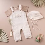 Poshaak Baby Dungree Set
