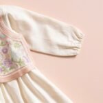 Poshaak Dress with Embroidered Jacket - Image 3