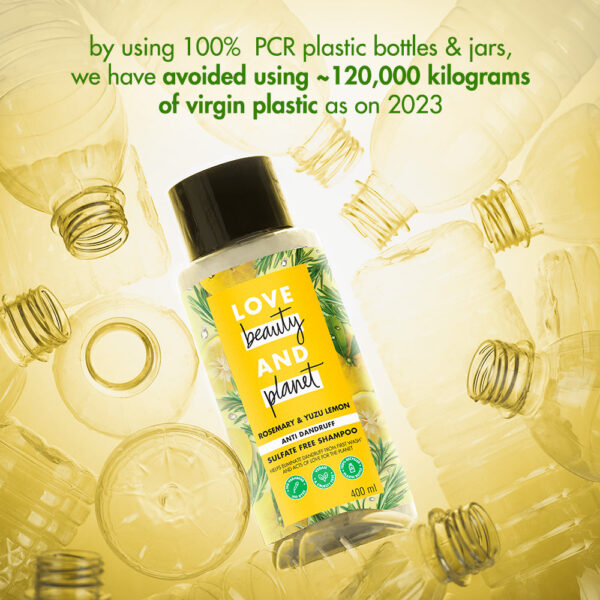 Rosemary & Yuzu Lemon Anti Dandruff Shampoo - 400 ml