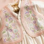 Poshaak Dress with Embroidered Jacket - Image 4