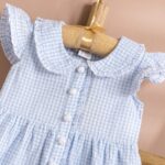 Poshaak Checkered Frilled Baby Girl Dress - Image 4