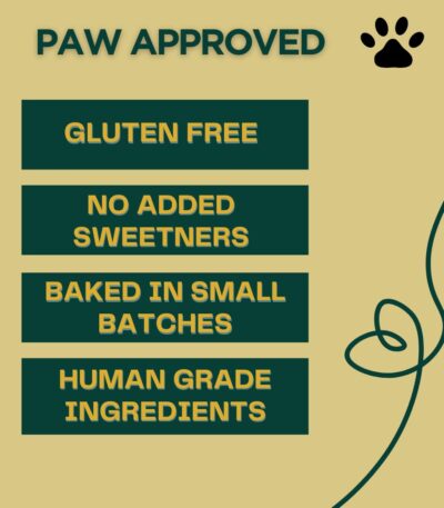 Paws for green dog treats