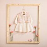 Poshaak Dress with Embroidered Jacket - Image 6