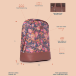 Paisley Print Dome Daypack - Image 5