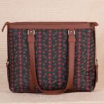 Shobha Niwas Lotus Motif Women's Office Bag - Image 2