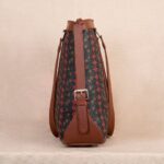 Shobha Niwas Lotus Motif Women's Office Bag - Image 7
