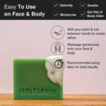Soulflower Cool Aloe Vera Soap 100g – Natural Vegan Soothing Bathing Bar - Image 5