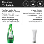 Soulflower Aloe Vera Gel & Tea Tree Face Wash - Image 8