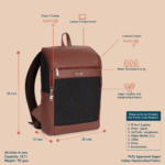 Amalia Backpack (Large) - Jet Black - Image 4