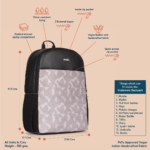 Aravalli Abstract Men's Statement Backpack - Image 4