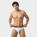 Cotton Stretch Brief - Blanc - Image 2