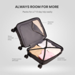 Black Aira Trolley Bag (Large) - Image 7