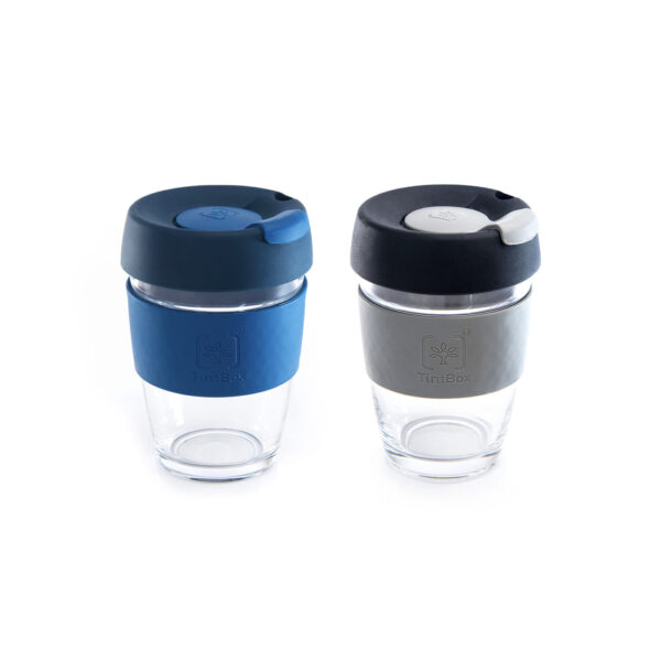 TintCup Borosilicate Glass Coffee Cup Couple Combo