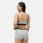 Boy Shorts - Grey Melange - Image 4