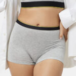 Boy Shorts - Grey Melange