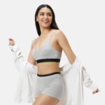 Boy Shorts - Grey Melange - Image 3