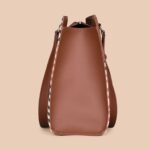 Qutub Stripes Statement Business Bag - Image 8