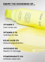 BRIGHTENING LIP BALM SPF30 - 2% KOJIC ACID, VITAMIN C & 1% VITAMIN E - 10G - Image 6