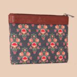Mughal Garden Print Cosmetic Pouch