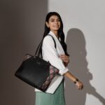 Mughal Garden Print Classic Business Bag - Image 2