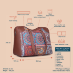 Multicolor Mandala Print Conference Office Bag - Image 5