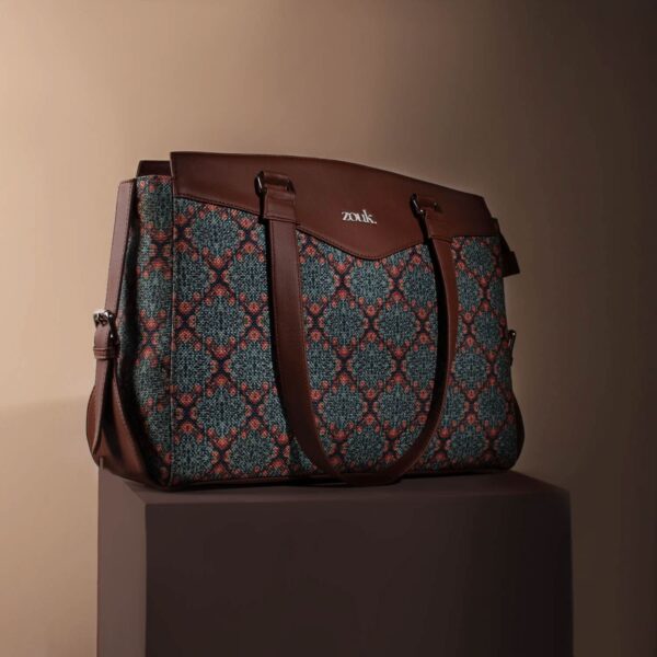 Kolkata Nouveau Women's Work Bag Brown