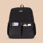Jet Black Men's Office Backpack - Image 5