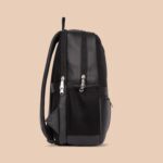 Jet Black Men's Office Backpack - Image 7