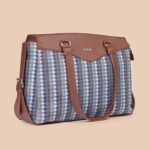 Bombay Houndstooth Women's Work Bag Brown - Image 3