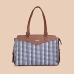 Bombay Houndstooth Women's Work Bag Brown - Image 4