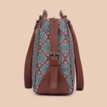 Kolkata Nouveau Women's Work Bag Brown - Image 8