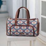 Kovil Blue Weekender Duffle Bag
