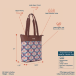 Kovil Blue Everyday Tote Bag - Image 4