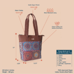 Multicolor Mandala Print Everyday Tote Bag - Image 5
