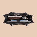 Harriet Office Bag - Cashmere Noir (Copper) - Image 6