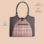 Harriet Office Bag - Cashmere Noir (Copper) - Image 3
