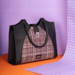 Harriet Office Bag - Cashmere Noir (Copper)