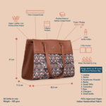 Kashmir Blooms Statement Business Bag - Image 5