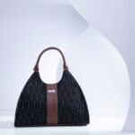 Konkona Statement Satchel Bag - Ikat GreRed - Image 2