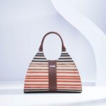 Konkona Statement Satchel Bag - Qutub Stripes - Image 2