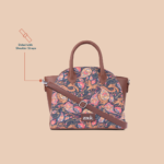 Konkona City Satchel Bag - Paisley Print - Image 3