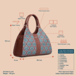 Konkona Statement Satchel Bag - Kolkata Nouveau - Image 5