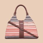 Konkona Statement Satchel Bag - Qutub Stripes - Image 3
