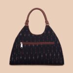 Konkona Statement Satchel Bag - Ikat GreRed - Image 4