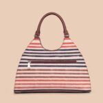 Konkona Statement Satchel Bag - Qutub Stripes - Image 4