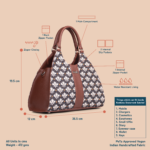 Konkona Statement Satchel Bag - Bidri Kaiser - Image 5